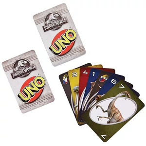 Jurassic World Uno kártya (FLK66)
