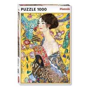 Piatnik 552748 - Klimt - Hölgy legyezővel - 1000 db-os puzzle