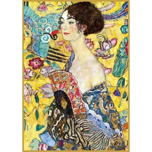 Piatnik 552748 - Klimt - Hölgy legyezővel - 1000 db-os puzzle