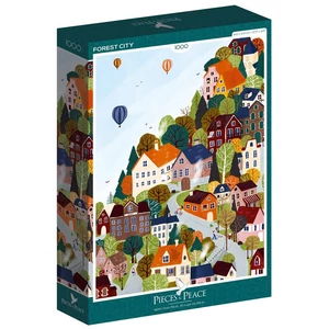 Pieces & Peace 1000 db-os puzzle - Forest City (0012)