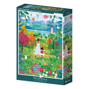 Pieces & Peace 0201 - Happy Easter - 1000 db-os puzzle