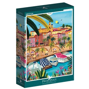 Pieces & Peace 1000 db-os puzzle - Menton (0009)