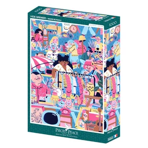Pieces & Peace 0129 - Vide-grenier- 1000 db-os puzzle