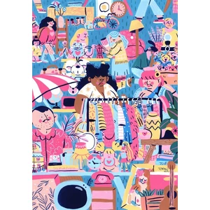 Pieces & Peace 0129 - Vide-grenier- 1000 db-os puzzle
