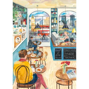 Pieces & Peace 0022 - London Cafe - 2000 db-os puzzle