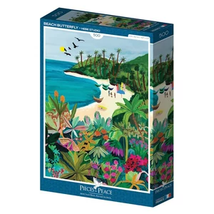 Pieces and Peace 500 db-os puzzle - Beach Butterfly (0113)