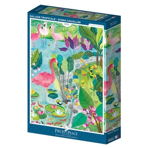 Pieces & Peace 0107 - Balade tropicale - 500 db-os puzzle
