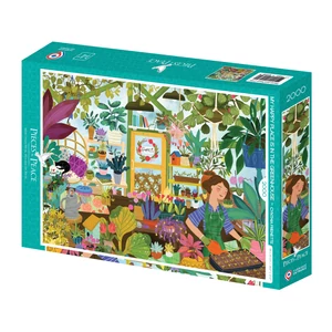 Pieces & Peace 0169 - My Happy Place is in the Greenhouse - 2000 db-os puzzle