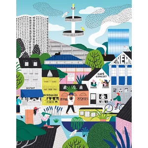 Pieces & Peace 0098 - Rennes City - 1000 db-os puzzle