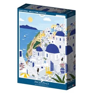Pieces & Peace 0094 - Santorini - 500 db-os puzzle