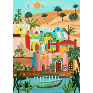 Pieces & Peace 0162 - The Nubian Village - 500 db-os puzzle