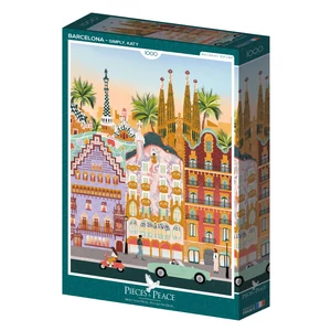 Pieces & Peace 0080 - Barcelona - 1000 db-os puzzle