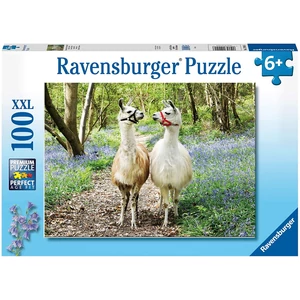 Ravensburger 12941 - Láma barátok - 100 db-os XXL puzzle