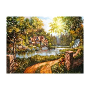 Ravensburger 16852 - Ház a folyónál - 500 db-os puzzle