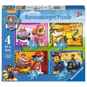 Ravensburger 07033 - Mancs őrjárat - 4 az 1-ben (12, 16, 20, 24 db-os) puzzle