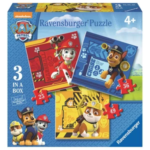 Ravensburger 07057 - Mancs őrjárat - 3 az 1-ben (25,36,49 db-os) puzzle