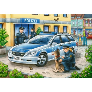 Ravensburger 07574 - Rendőrök és tűzoltók - 2 x 12 db-os puzzle