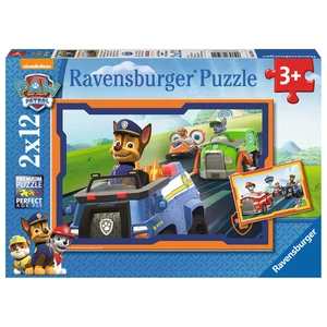 Ravensburger 07591 - Mancs őrjárat -  2 x 12 db-os puzzle