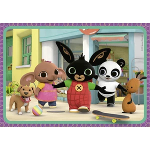 Ravensburger 07618 - Bing nyuszi mókázik - 2 x 12 db-os puzzle