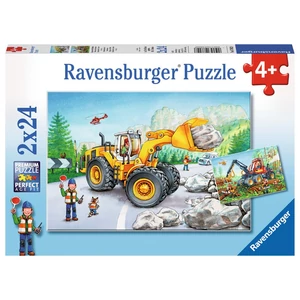 Ravensburger 07802 - Markoló és rönkszállító - 2 x 24 db-os puzzle