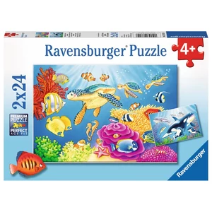 Ravensburger 07815 - Színes vízalatti világ - 2 x 24 db-os puzzle