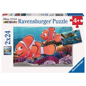 Ravensburger 09044 - Némó nyomában - 2 x 24 db-os puzzle