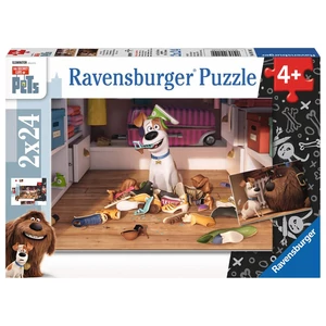 Ravensburger 09110 - A kis kedvencek titkos élete - 2 x 24 db-os puzzle