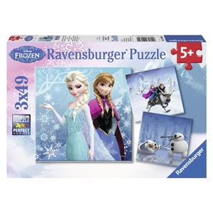 Ravensburger 09264 - Jégvarázs - Téli kalandok -  3 x 49 db-os puzzle
