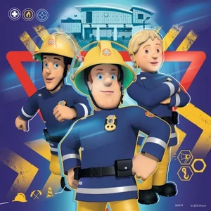 Ravensburger 09386 - Sam, a tűzoltó - 3 x 49 db-os puzzle