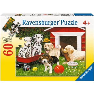 Ravensburger 09526 - Kutya buli - 60 db-os puzzle