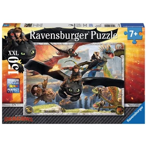 Ravensburger 10015 - Így neveld a sárkányodat - 150 db-os XXL puzzle