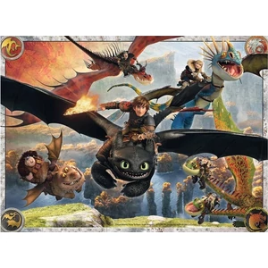 Ravensburger 10015 - Így neveld a sárkányodat - 150 db-os XXL puzzle