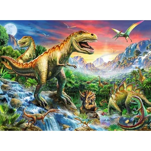 Ravensburger 10665 - Dinoszauruszok bolygója - 100 db-os XXL puzzle