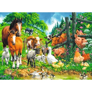 Ravensburger 10689 - Állati találka - 100 db-os XXL puzzle