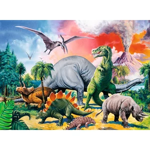 Ravensburger 10957 - Félelmetes dínók - 100 db-os XXL puzzle