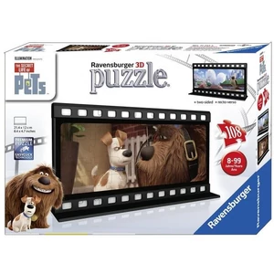 Ravensburger 11213 - A kis kedvencek titkos élete - Max és Duke filmszalag- 108 db-os 3D puzzle