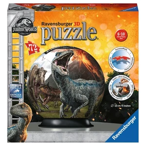 Ravensburger 11757 - Jurassic World - 72 db-os 3D gömb puzzle
