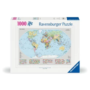 Ravensburger 12000065 - Világtérkép - 1000 db-os  puzzle
