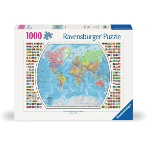 Ravensburger 12000664 - Világtérkép - 1000 db-os puzzle