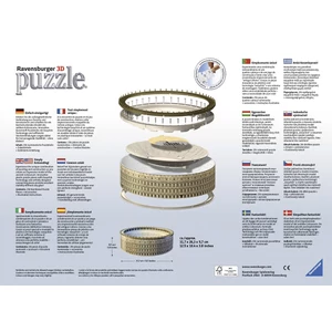 Ravensburger 12578 - Kolosszeum Róma - 216 db-os 3D puzzle