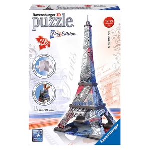 Ravensburger 12580 - Flag Edition - Eiffel-torony - 216 db-os 3D puzzle