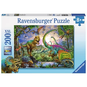 Ravensburger 12718 - A dinoszauruszok birodalmában - 200 db-os XXL puzzle