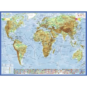Ravensburger 13097 - Politikai világtérkép - 300 db-os XXL puzzle