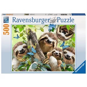 Ravensburger 14790 - Selfies - Vidám lajhárok - 500 db-os puzzle