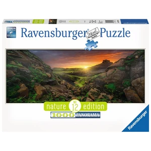 Ravensburger 15094 - Panoráma puzzle - Nature Edition - Izlandi napsütés - 1000 db-os puzzle