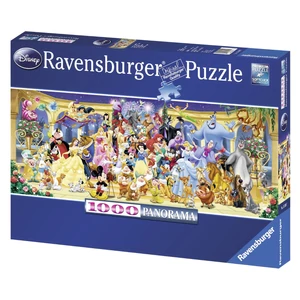 Ravensburger 15109 - Panoráma puzzle - Disney csoportkép - 1000 db-os puzzle