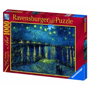 Ravensburger 15614 - Art puzzle - Van Gogh - Csillagos éj a Rhone fölött - 1000 db-os puzzle