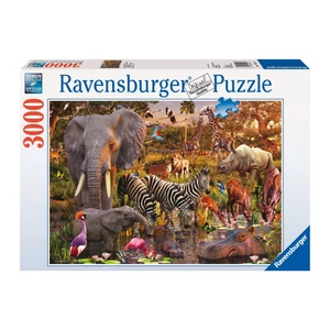 Ravensburger 17037 - Afrikai állatok - 3000 db-os puzzle