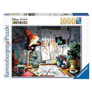 Ravensburger 19432 - Disney Pixar - A művész asztala - 1000 db-os puzzle