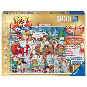 Ravensburger 19439 - Mi lenne ha...? - Télapó és Rudolf  - 1000 db-os puzzle